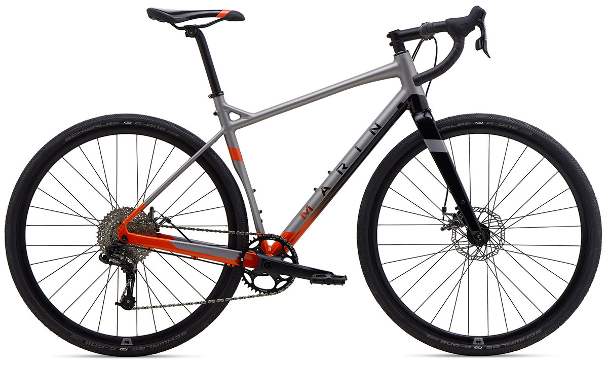 Фотография Велосипед Marin GESTALT X10 28" (2020) 2020 Серо-оранжевый 